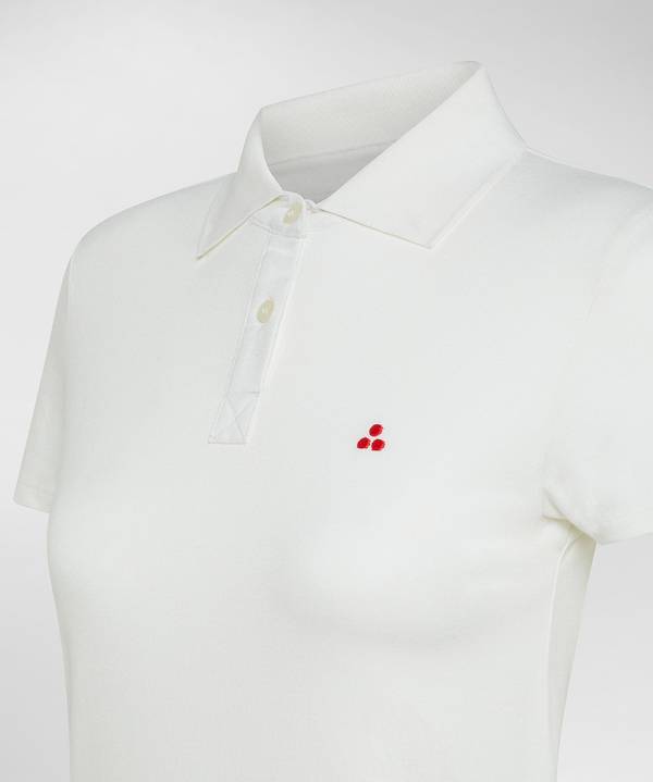 Peuterey Polo in cotone piquet Vendita calda