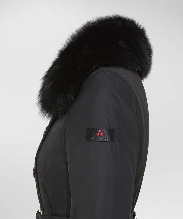 Peuterey Trench Lungo Con Pelliccia Offerte speciali