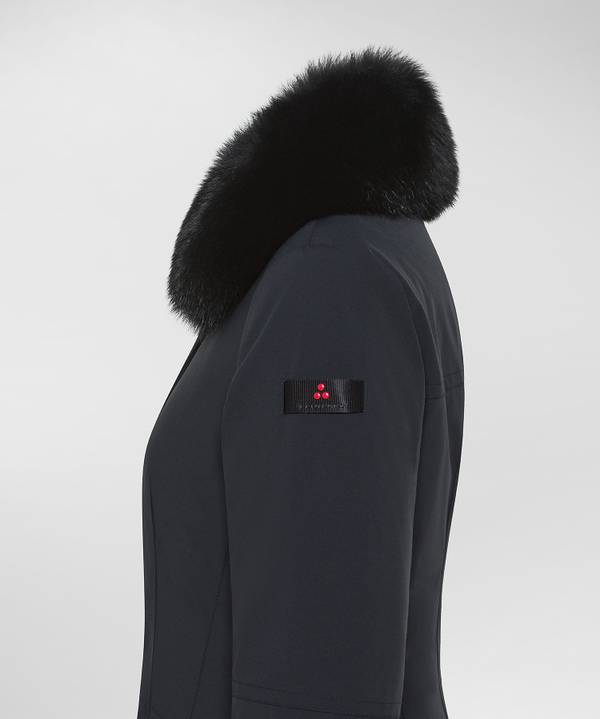 Peuterey Giacca Slim Con Pelliccia Sconti VIP