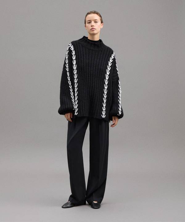 Peuterey Maxi Maglia In Alpaca Lavorata A Mano Prezzo basso