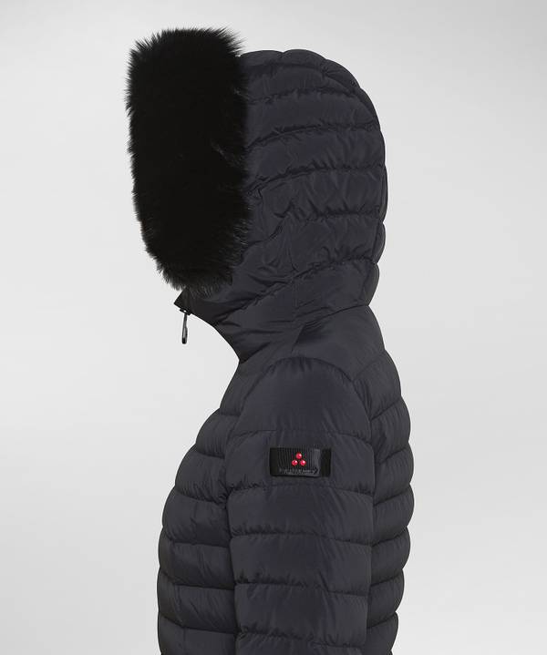 Peuterey Piumino Slim Con Pelliccia Ultimi tre giorni