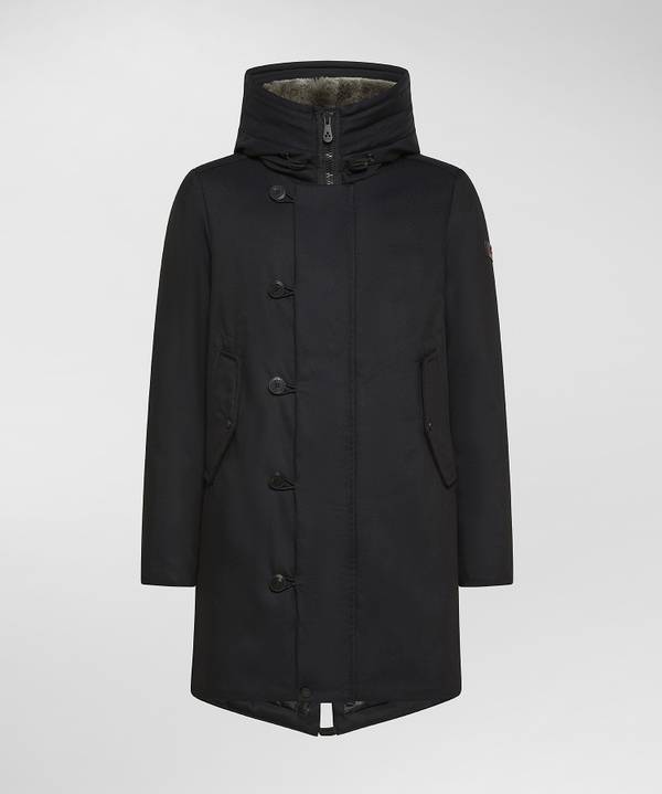 Peuterey Parka Resistente In Tessuto Made In Italy Con Pelliccia Fino al 65% di sconto