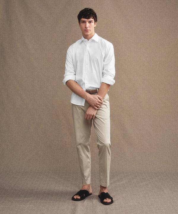 Peuterey Camicia in popeline di cotone 50% di sconto con spedizione gratuita
