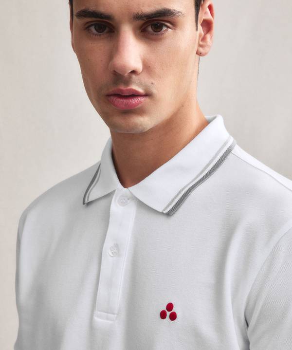 Peuterey Polo in piquet di cotone stretch Trasporto libero internazionale