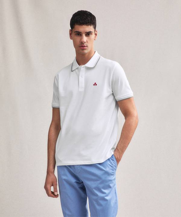 Peuterey Polo in piquet di cotone stretch Trasporto libero internazionale