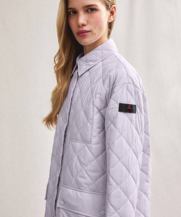Peuterey Quilted coat in tela di nylon Italy