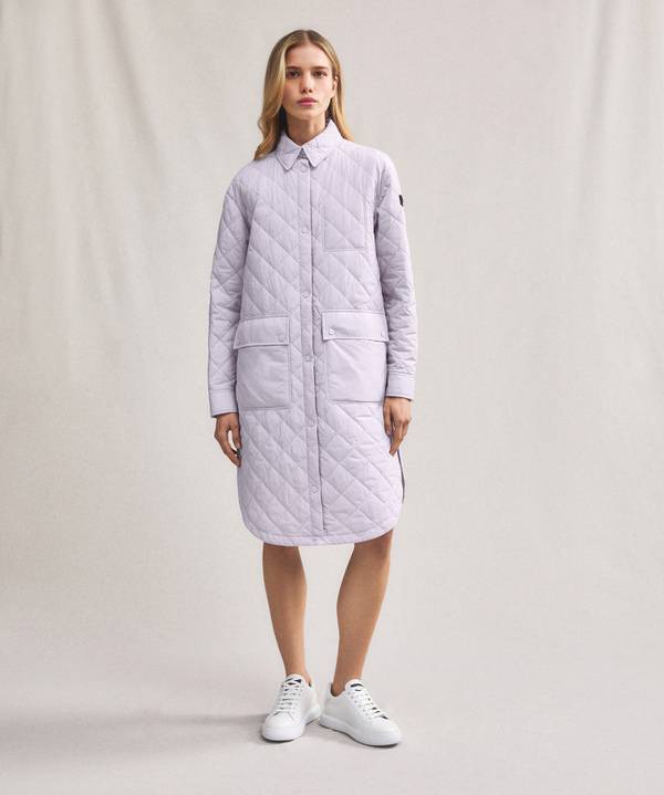 Peuterey Quilted coat in tela di nylon Italy