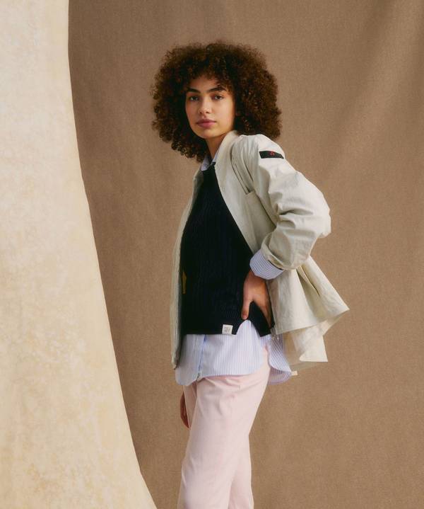 Peuterey Relaxed bomber in lino Acquista Ora