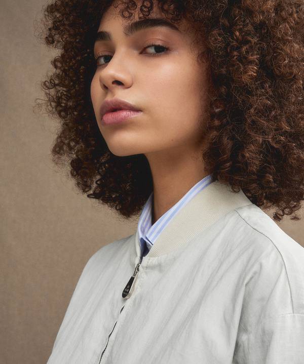 Peuterey Relaxed bomber in lino Acquista Ora