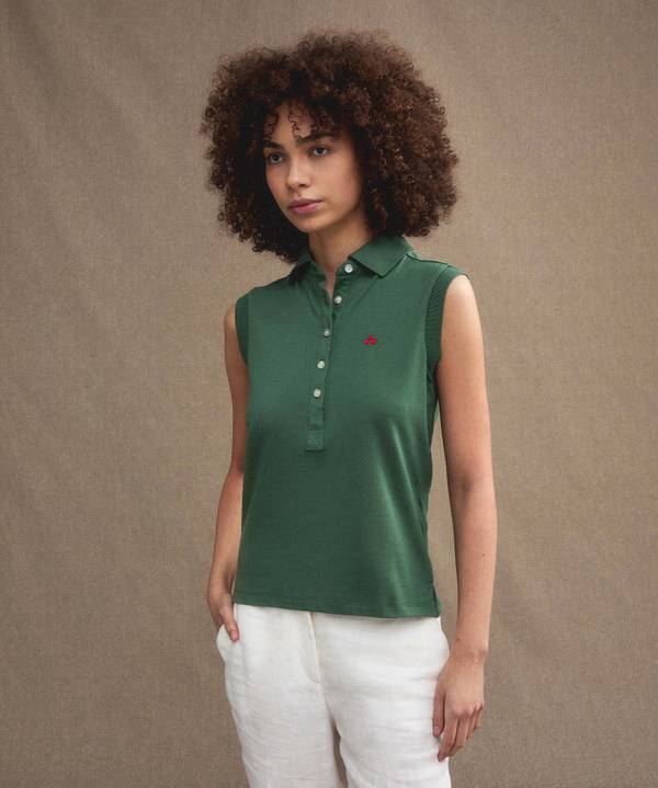 Peuterey Polo smanicata in piquet Promozione Limitata