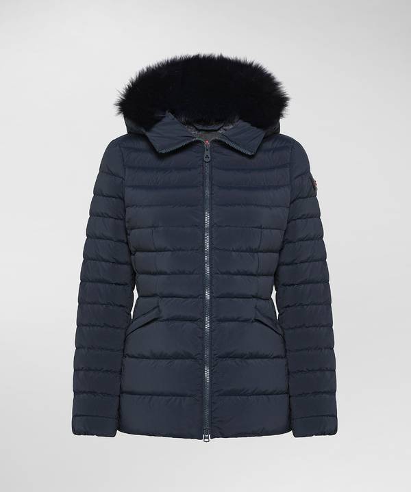 Peuterey Piumino Slim Con Pelliccia Novità