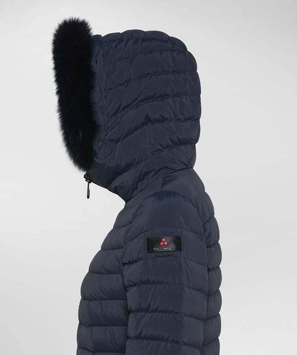 Peuterey Piumino Slim Con Pelliccia Novità