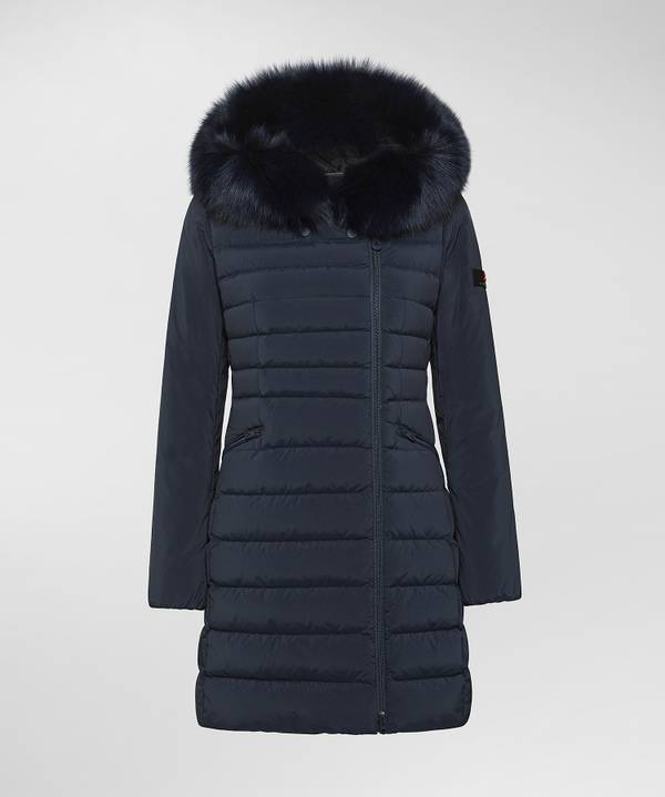 Peuterey Piumino Slim Con Pelliccia Offerta