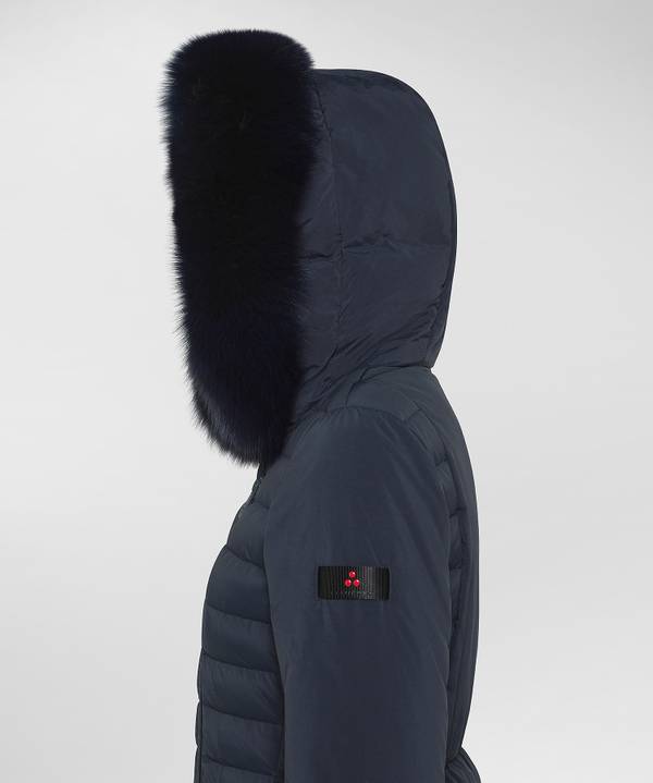 Peuterey Piumino Slim Con Pelliccia Offerta