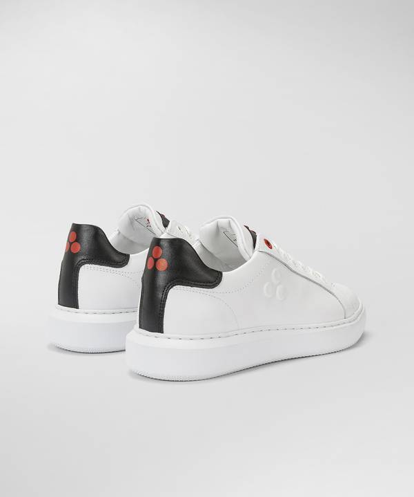Peuterey Sneaker In Pelle Con Logo Goffrato Economico