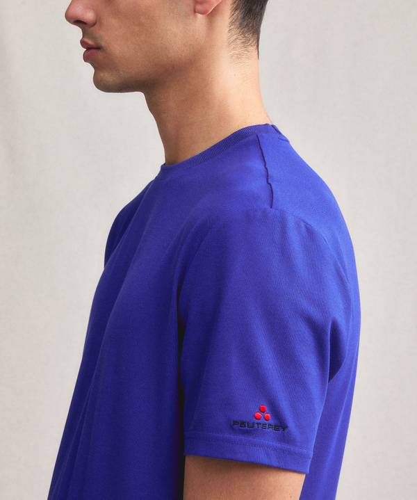 Peuterey T-Shirt stretch in cotone e seta Vendita calda
