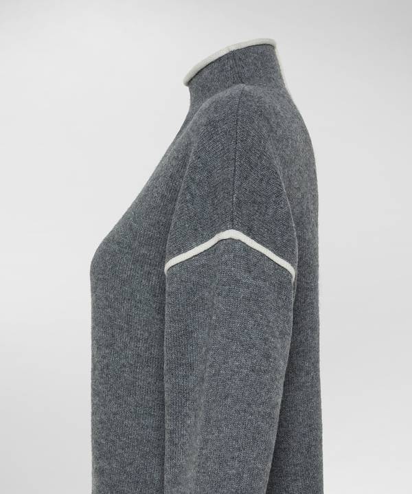 Peuterey Maglione Misto Cachemire Con Dettagli Bianchi Bestseller