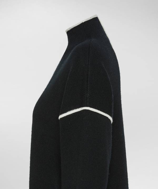 Peuterey Maglione Misto Cachemire Con Dettagli Bianchi Comprane uno, ottenene uno gratis