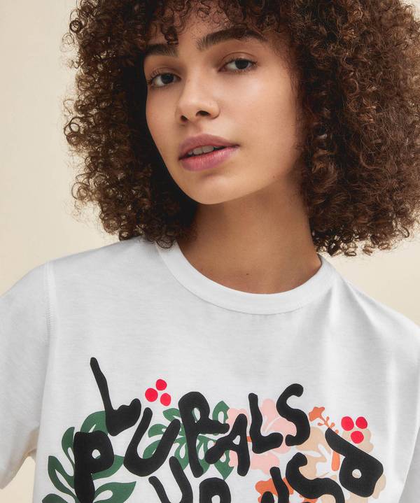 Peuterey T-shirt con stampa frontale Esporta salva