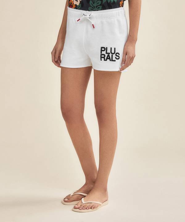 Peuterey Shorts con scritta Plurals In vendita