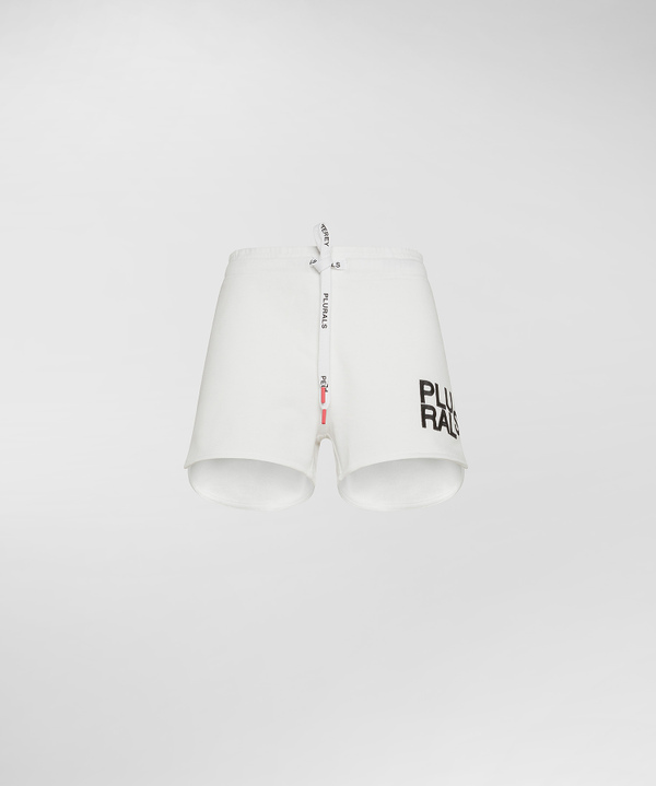 Peuterey Shorts con scritta Plurals In vendita