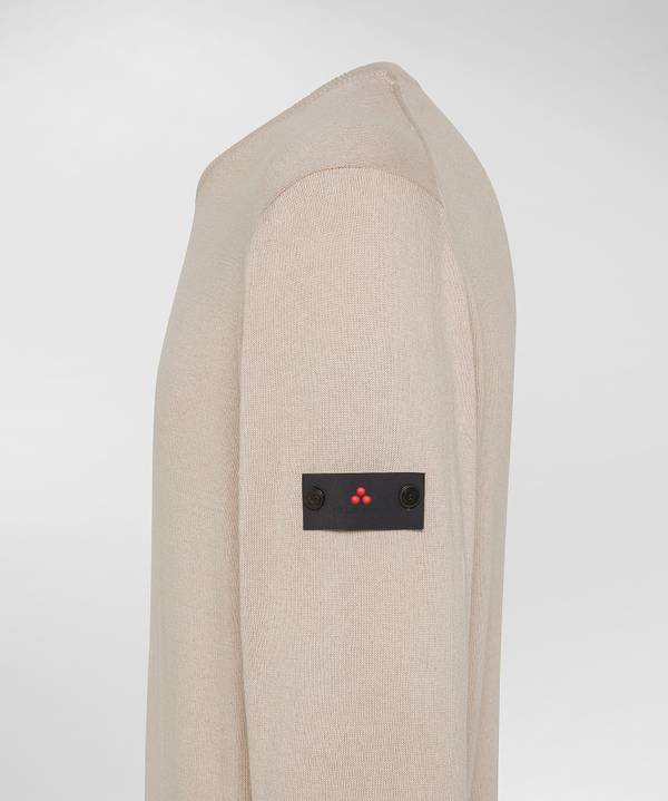 Peuterey Maglione Girocollo Misto Lana Cotone Promozione