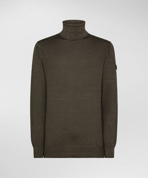 Peuterey Maglia Collo Alto In Pura Lana Consegna Veloce