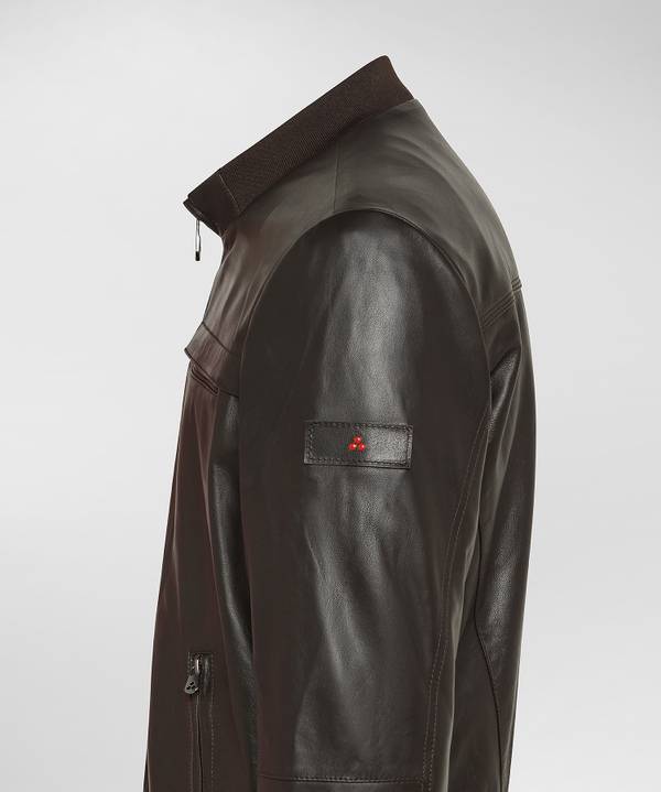 Peuterey Giacca Biker In Pelle Shopping Online