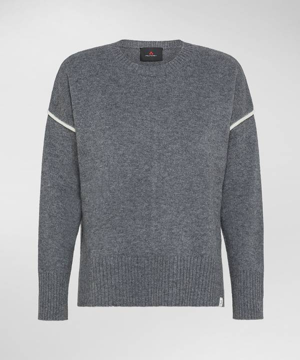 Peuterey Maglia In Misto Cachemire Con Dettagli A Contrasto Prezzo Ridotto
