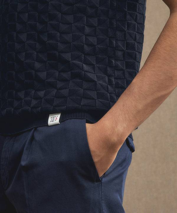 Peuterey T-shirt in tricot cotone 3D Saldi Di Fabbrica