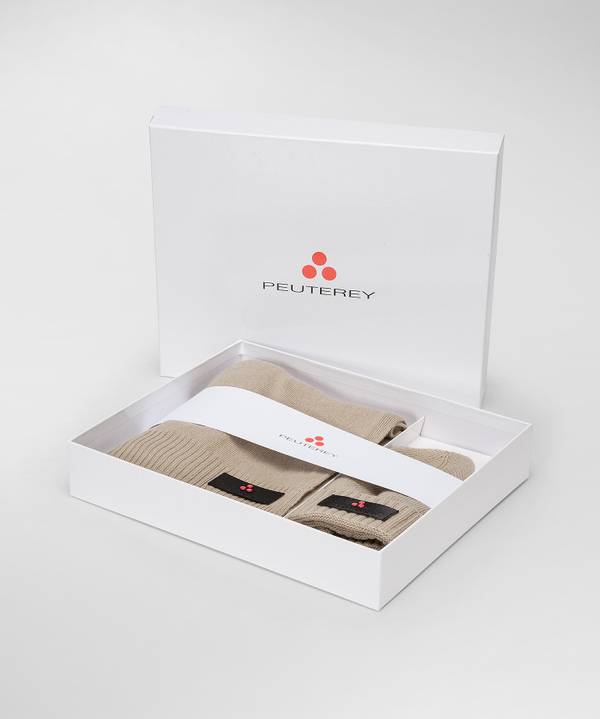 Peuterey Kit Berretto E Sciarpa In Misto Lana Sconto di tempo limitato