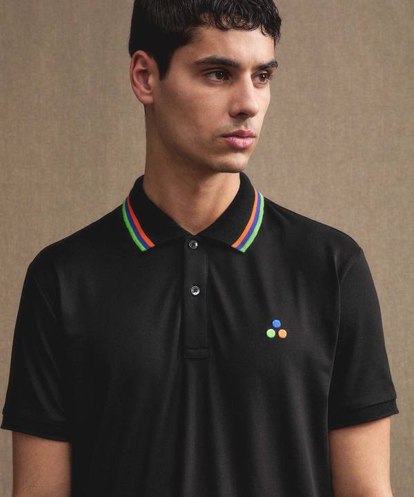 Peuterey Polo in piquet stretch di cotone e seta Offerta natalizia