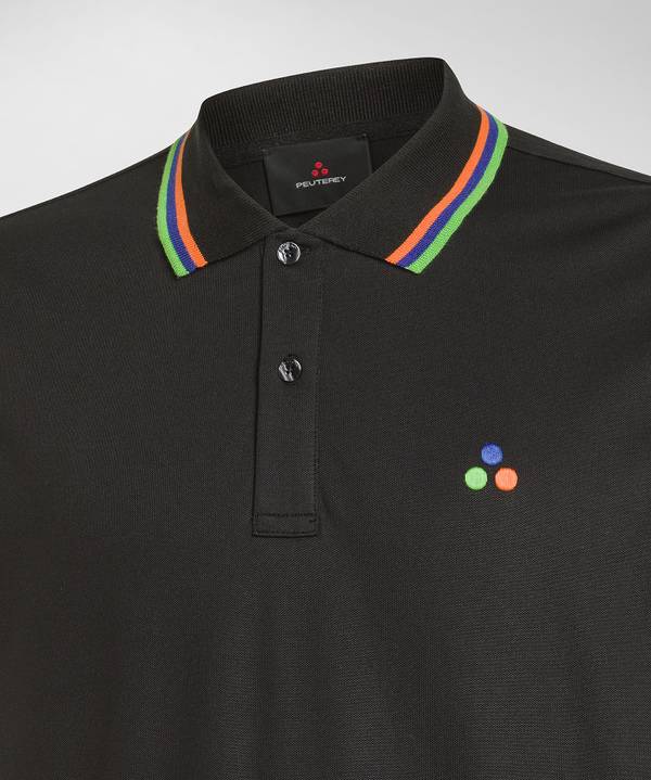 Peuterey Polo in piquet stretch di cotone e seta Offerta natalizia