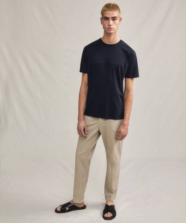 Peuterey T-shirt con scritta in rilievo Vendita calda
