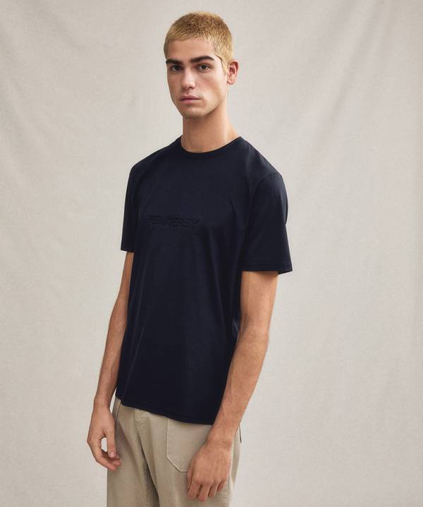 Peuterey T-shirt con scritta in rilievo Vendita calda