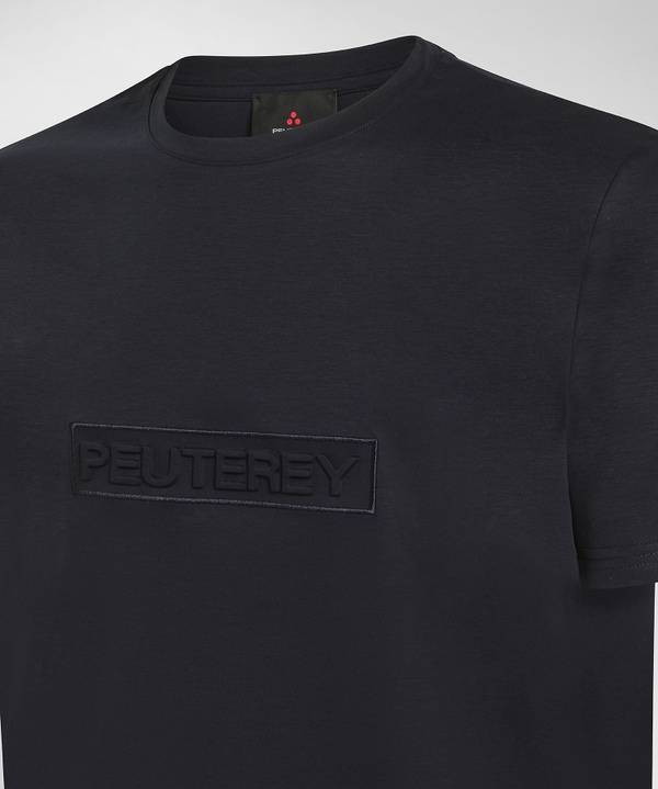 Peuterey T-shirt con scritta in rilievo Vendita calda