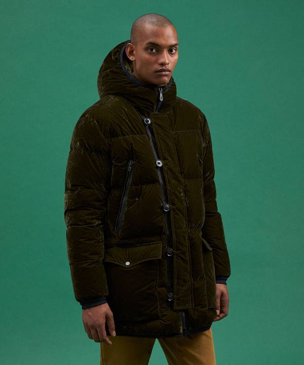 Peuterey Parka Lungo In Tessuto Made In Italy Offerte esclusive