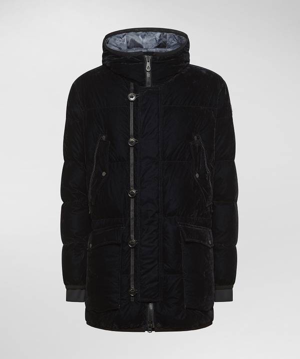 Peuterey Parka Lungo In Tessuto Made In Italy Lightning offer