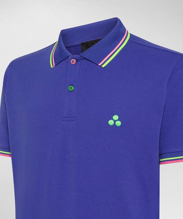 Peuterey Polo in piquet con dettagli fluo Prezzo basso