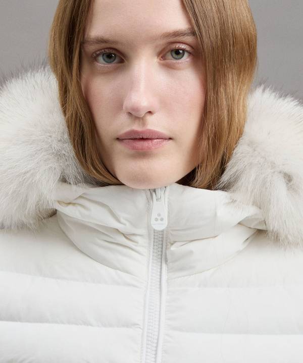 Peuterey Piumino Slim Con Pelliccia Fino al 60% di sconto