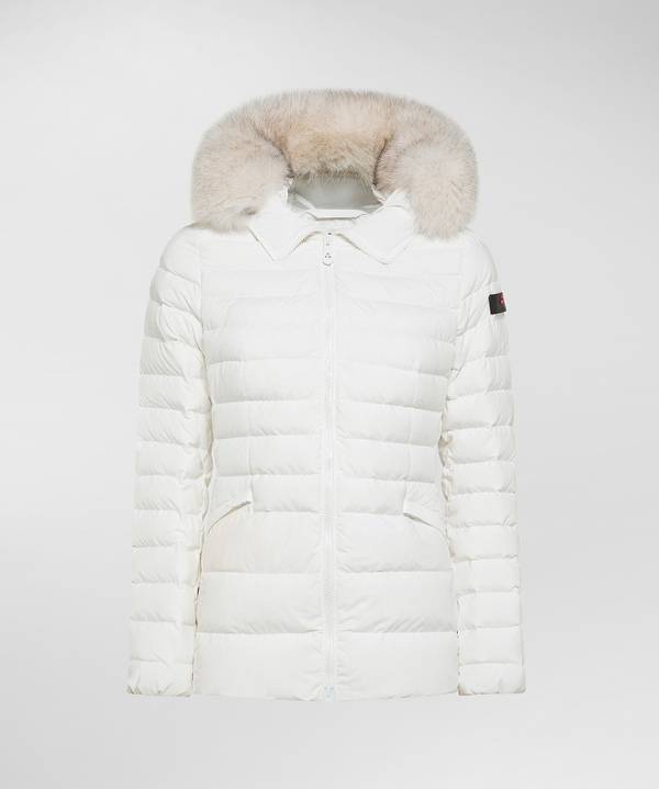 Peuterey Piumino Slim Con Pelliccia Fino al 60% di sconto