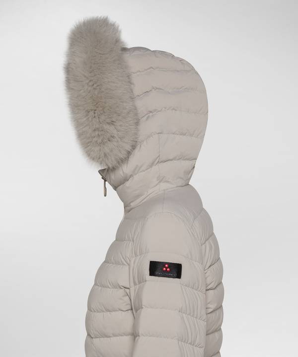 Peuterey Piumino Slim Con Pelliccia Fino al 65% di sconto