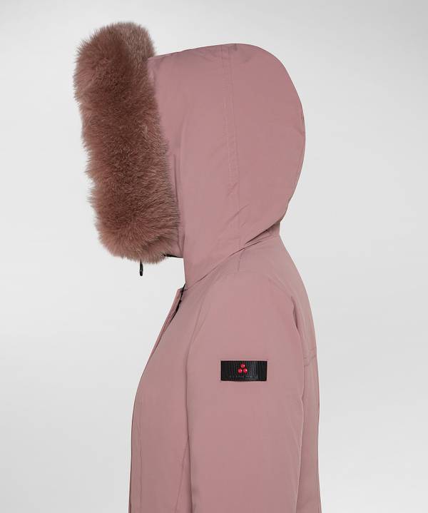 Peuterey Giacca Slim Con Pelliccia In Tono Colore Discount Store per i nuovi prodotti