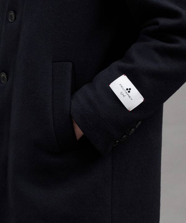 Peuterey Cappotto Lungo In Lana Con Pettorina Staccabile Sconti questo mese
