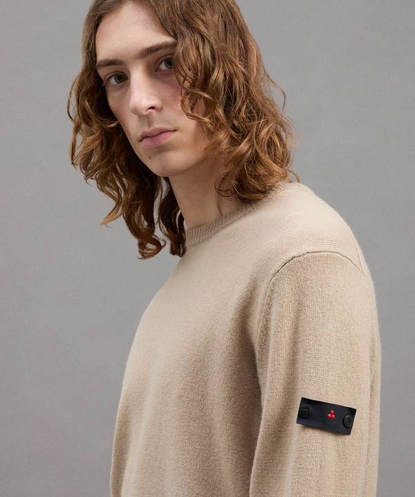 Peuterey Maglia In Misto Lana Yak In Linea