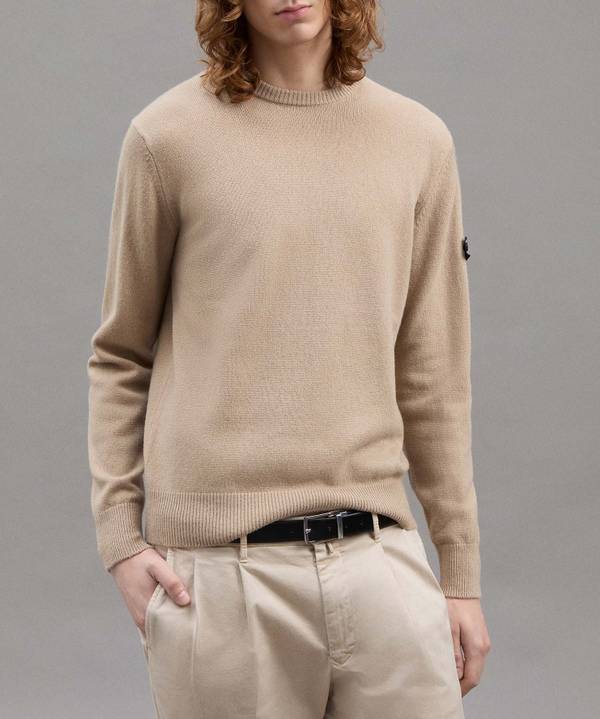 Peuterey Maglia In Misto Lana Yak In Linea