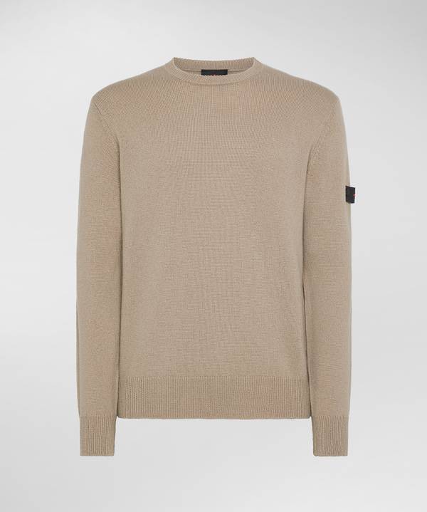 Peuterey Maglia In Misto Lana Yak In Linea