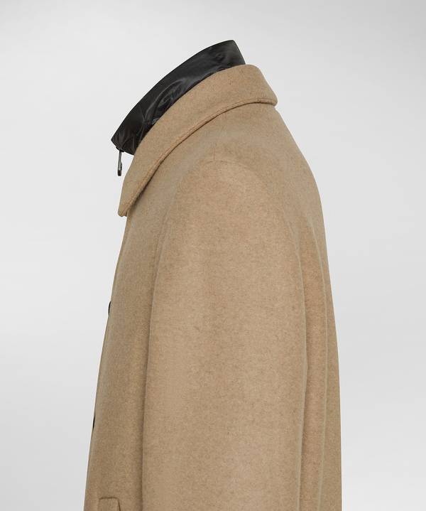 Peuterey Cappotto Lungo In Lana Con Pettorina Staccabile Qualità