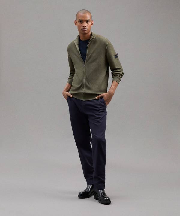 Peuterey Cardigan Tricot In Pura Lana