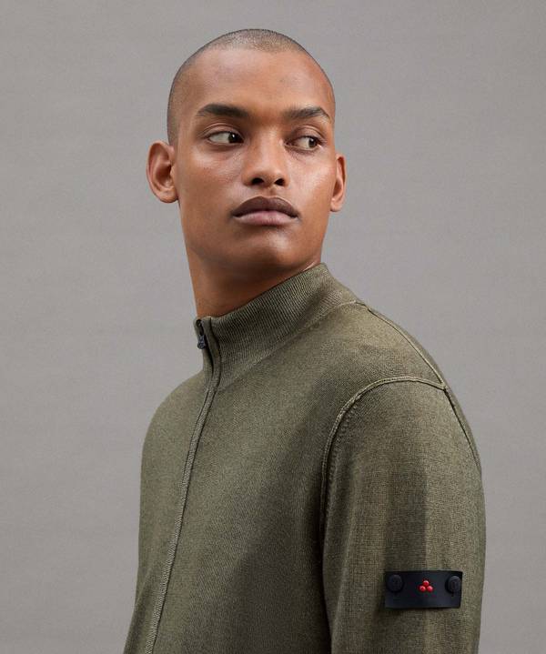 Peuterey Cardigan Tricot In Pura Lana Negozi Online